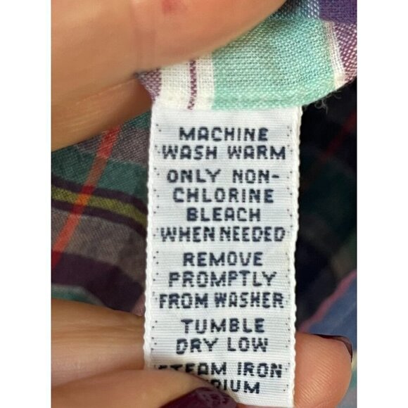 Ralph Lauren Plaid Shirt 2XL Blue Preppy Blake Resort Classic Colorful Festive - Picture 12 of 13